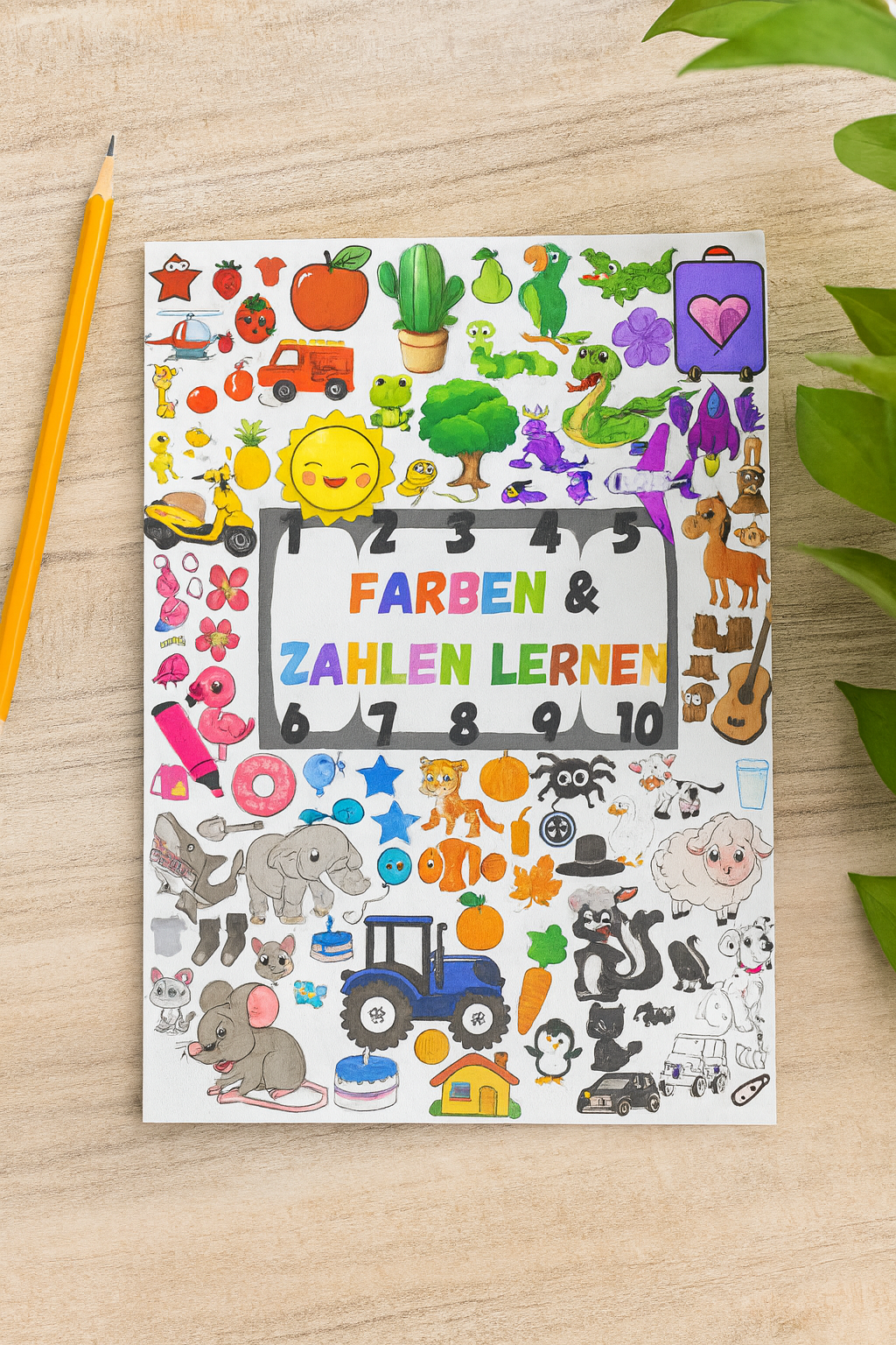 📘 Farben & Zahlen lernen – Das perfekte Vorschulbuch für kleine Entdecker!