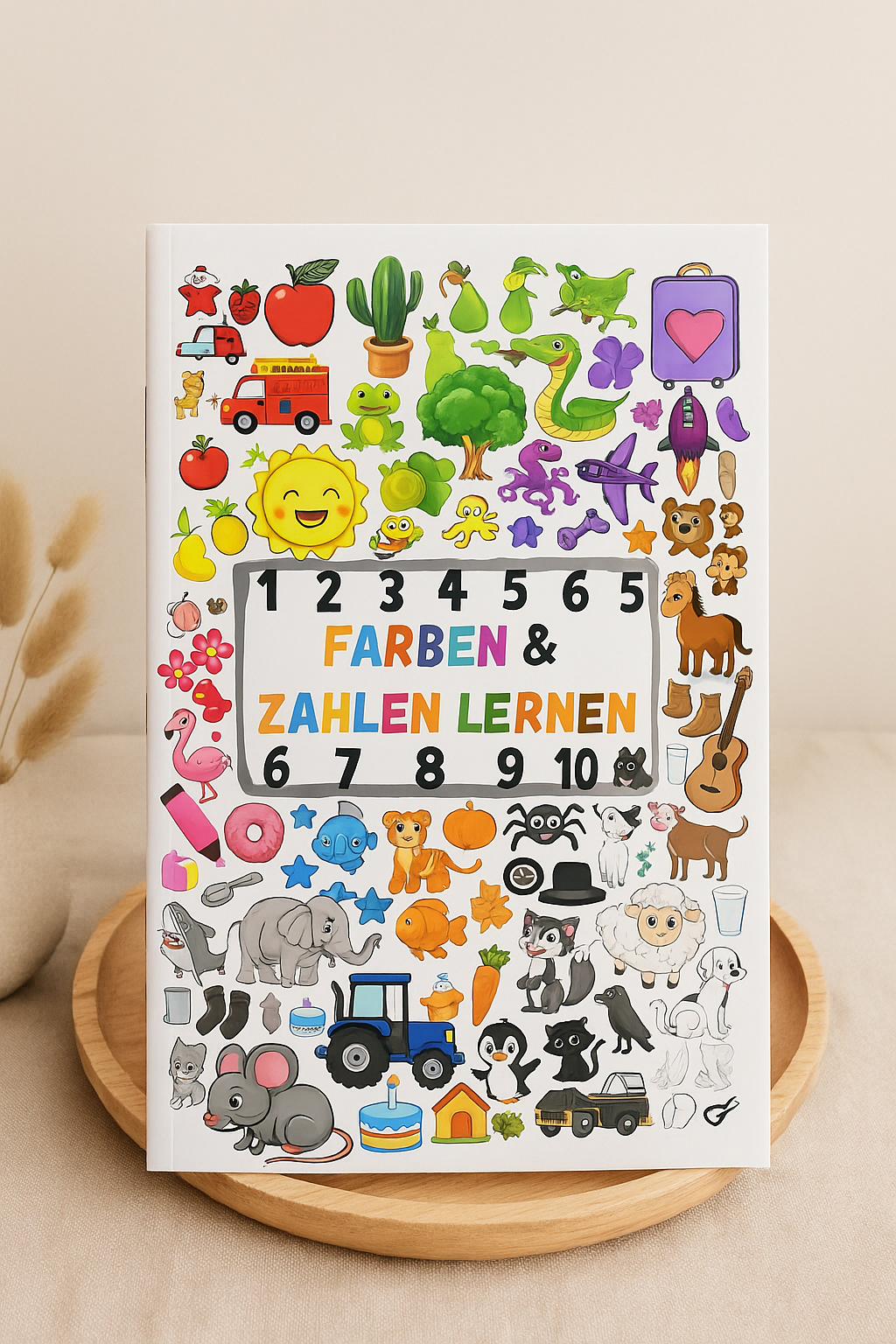 📘 Farben & Zahlen lernen – Das perfekte Vorschulbuch für kleine Entdecker!