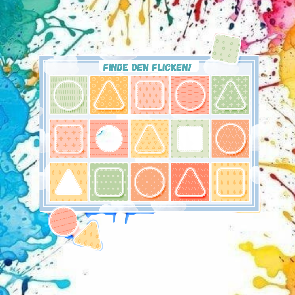 Montessori Lernbuch mit Klett – „Meine ersten Spiele“ | Interaktives Motorikbuch für Kleinkinder ab 1 Jahr | 12 Seiten & 574 Klett-Elemente | Lernspiel ab 1–4 Jahre | Made in Germany