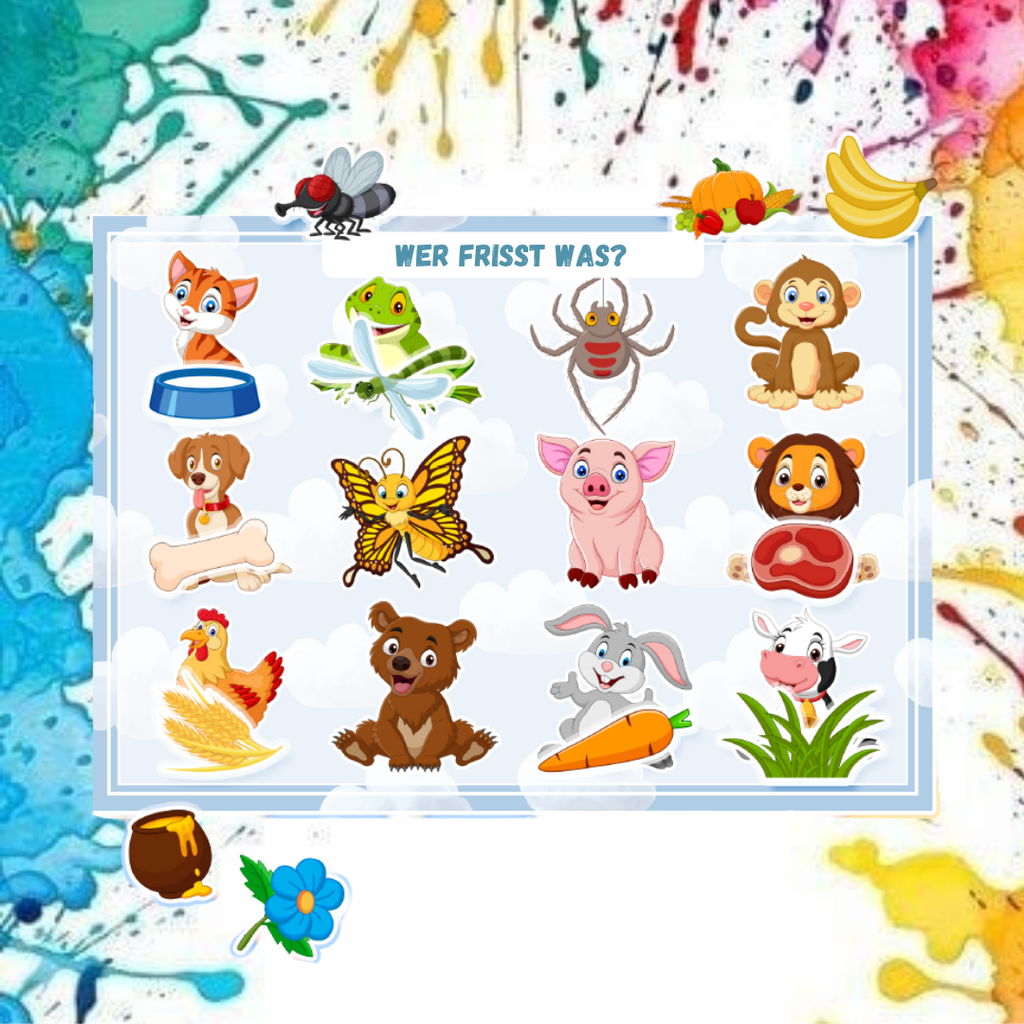 Montessori Lernbuch mit Klett – „Meine ersten Spiele“ | Interaktives Motorikbuch für Kleinkinder ab 1 Jahr | 12 Seiten & 574 Klett-Elemente | Lernspiel ab 1–4 Jahre | Made in Germany