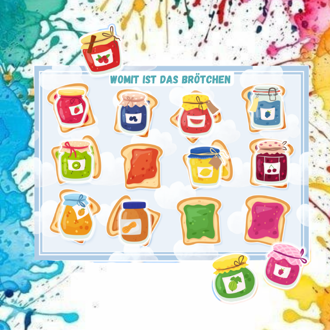 Montessori Lernbuch mit Klett – „Meine ersten Spiele“ | Interaktives Motorikbuch für Kleinkinder ab 1 Jahr | 12 Seiten & 574 Klett-Elemente | Lernspiel ab 1–4 Jahre | Made in Germany