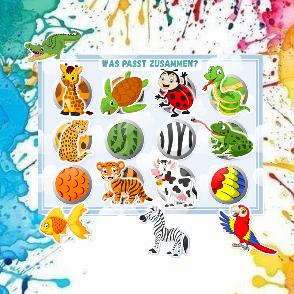 Montessori Lernbuch mit Klett – „Meine ersten Spiele“ | Interaktives Motorikbuch für Kleinkinder ab 1 Jahr | 12 Seiten & 574 Klett-Elemente | Lernspiel ab 1–4 Jahre | Made in Germany