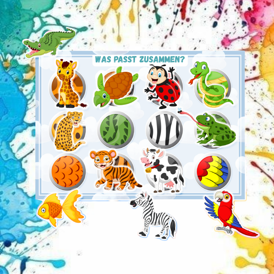 Montessori Lernbuch mit Klett – „Meine ersten Spiele“ | Interaktives Motorikbuch für Kleinkinder ab 1 Jahr | 12 Seiten & 574 Klett-Elemente | Lernspiel ab 1–4 Jahre | Made in Germany