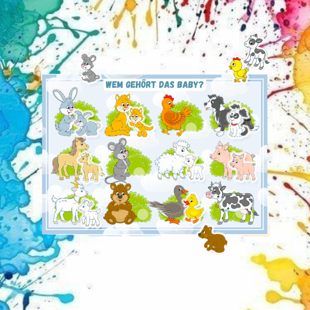 Montessori Lernbuch mit Klett – „Meine ersten Spiele“ | Interaktives Motorikbuch für Kleinkinder ab 1 Jahr | 12 Seiten & 574 Klett-Elemente | Lernspiel ab 1–4 Jahre | Made in Germany