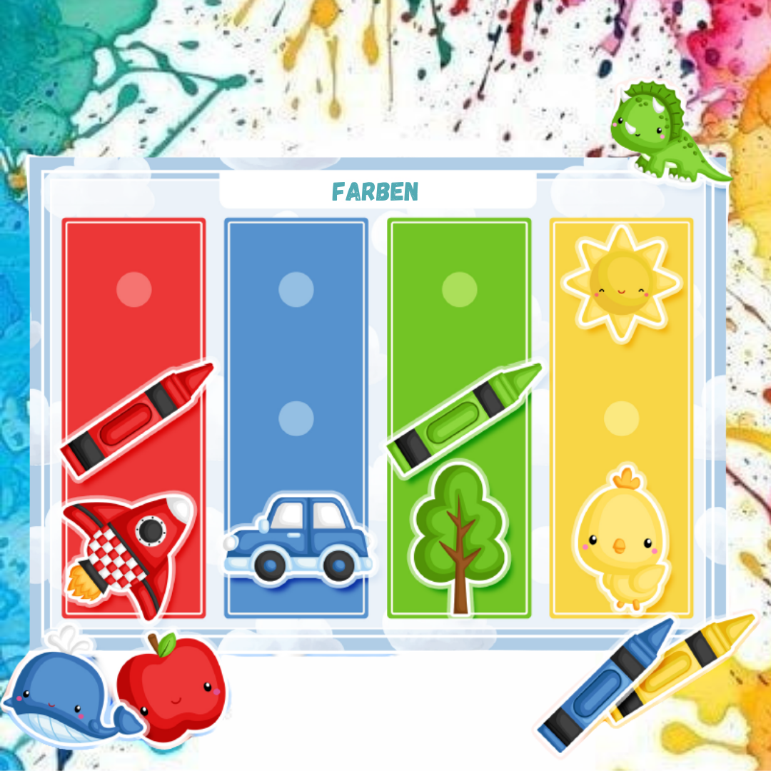 Montessori Lernbuch mit Klett – „Meine ersten Spiele“ | Interaktives Motorikbuch für Kleinkinder ab 1 Jahr | 12 Seiten & 574 Klett-Elemente | Lernspiel ab 1–4 Jahre | Made in Germany