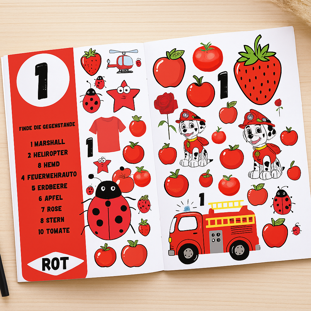 📘 Farben & Zahlen lernen – Das perfekte Vorschulbuch für kleine Entdecker!